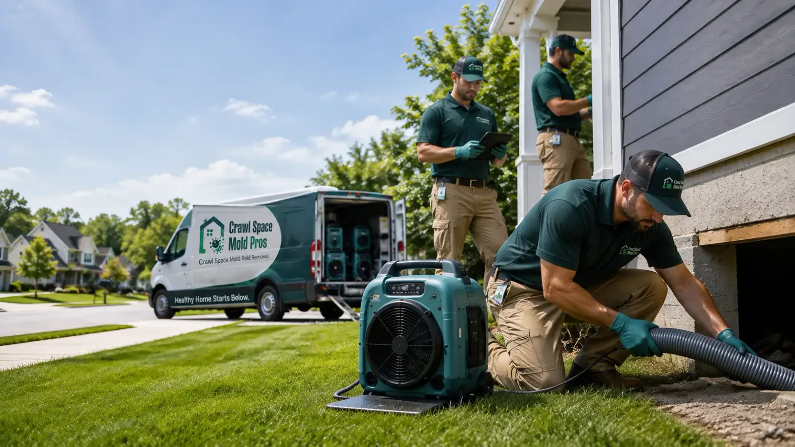 Crawl Space Mold Removal in Fairborn, OH